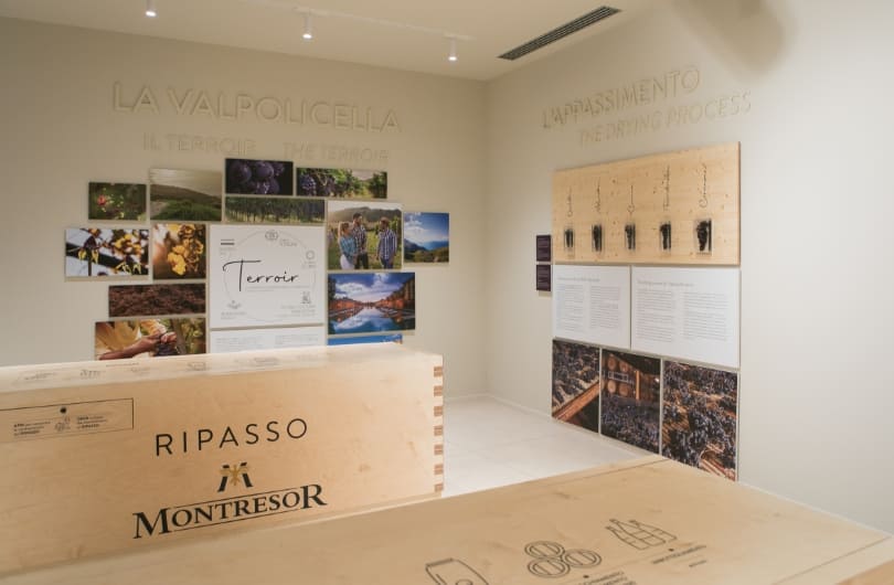 sala tradizioni del museo del vino montresor a verona